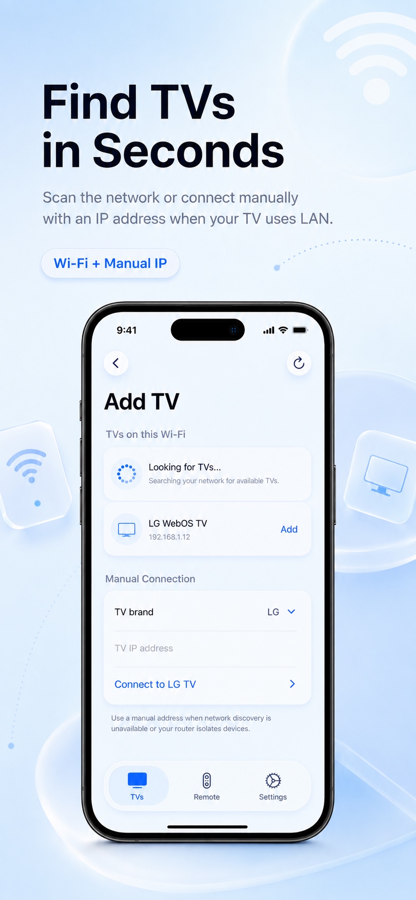 GuruRemote discovering an LG webOS television