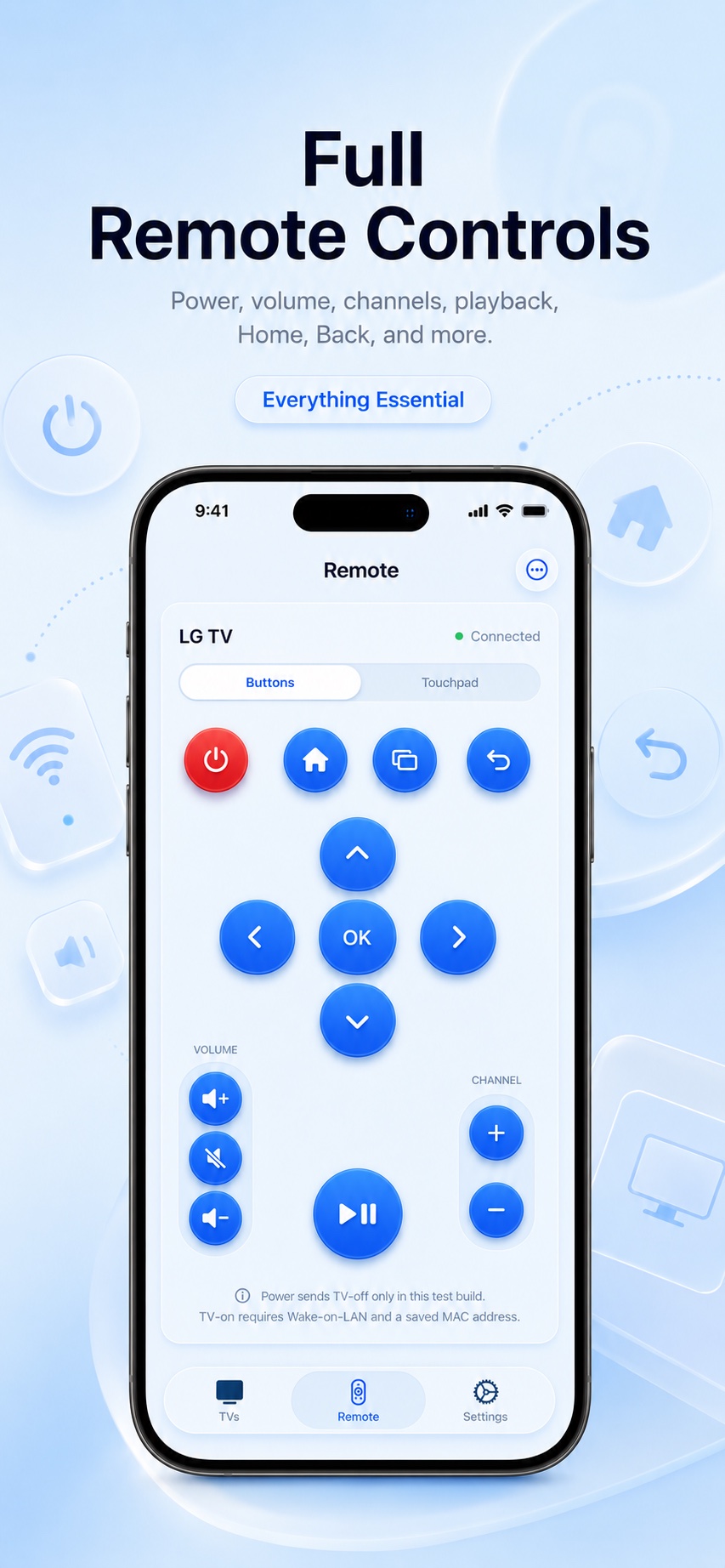 GuruRemote full remote controls