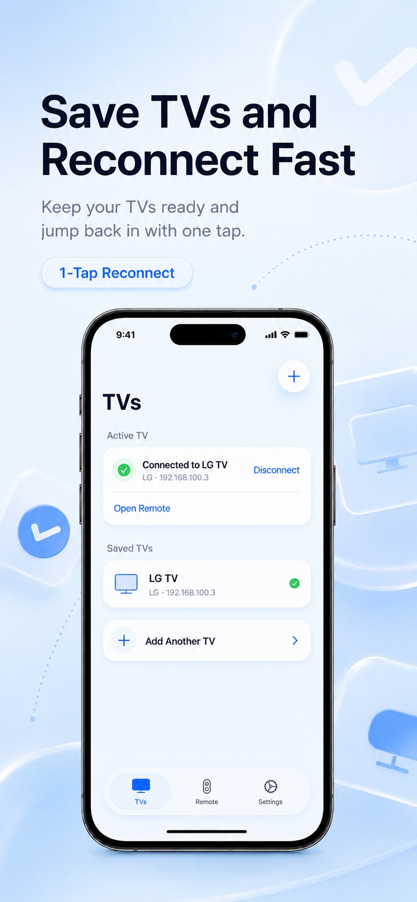GuruRemote saved televisions screen